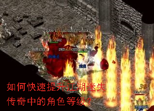 如何快速提升江湖迷失传奇中的角色等级? 如何快速提升江湖迷失传奇中的角色等级?