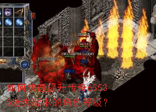 如何快速提升传奇65535迷失版本的角色等级? 如何快速提升传奇65535迷失版本的角色等级?