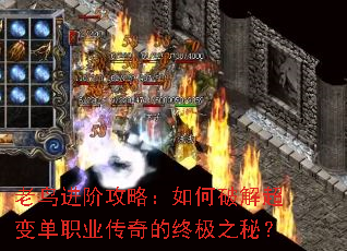 老鸟进阶攻略:如何破解超变单职业传奇的终极之秘? 老鸟进阶攻略:如何破解超变单职业传奇的终极之秘?