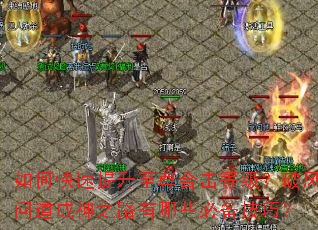 如何快速提升至尊合击等级?破风问道成神之路有哪些必备技巧? 如何快速提升至尊合击等级?破风问道成神之路有哪些必备技巧?