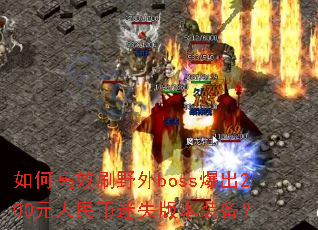 ��θ�ЧˢҰ��boss����200Ԫ�������ʧ�汾װ����