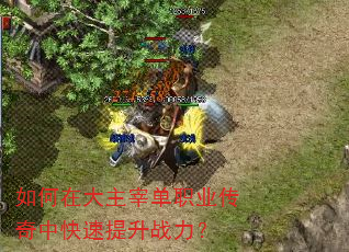 如何在大主宰单职业传奇中快速提升战力? 如何在大主宰单职业传奇中快速提升战力?