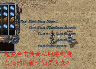 超变合击传奇私服中封魔白猪的刷新时间是多久? 超变合击传奇私服中封魔白猪的刷新时间是多久?