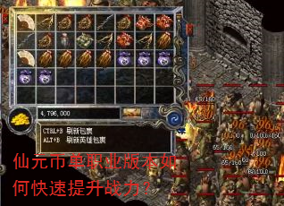 仙元币单职业版本如何快速提升战力? 仙元币单职业版本如何快速提升战力?