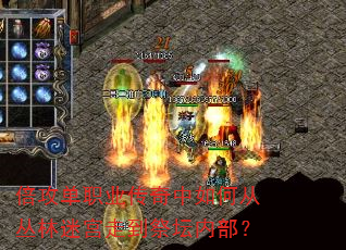 倍攻单职业传奇中如何从丛林迷宫走到祭坛内部? 倍攻单职业传奇中如何从丛林迷宫走到祭坛内部?