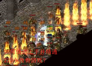 如何快速上手并精通223小传奇游戏? 如何快速上手并精通223小传奇游戏?