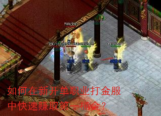 如何在新开单职业打金服中快速赚取第一桶金? 如何在新开单职业打金服中快速赚取第一桶金?