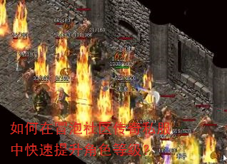 如何在冒泡社区传奇私服中快速提升角色等级? 如何在冒泡社区传奇私服中快速提升角色等级?