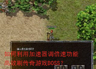 如何利用加速器调倍速功能高效刷传奇游戏BOSS? 如何利用加速器调倍速功能高效刷传奇游戏BOSS?