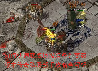 如何快速获取顶级装备?变态版本传奇私服新手攻略全解析 如何快速获取顶级装备?变态版本传奇私服新手攻略全解析