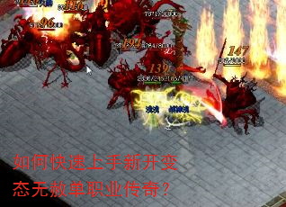 如何快速上手新开变态无赦单职业传奇? 如何快速上手新开变态无赦单职业传奇?