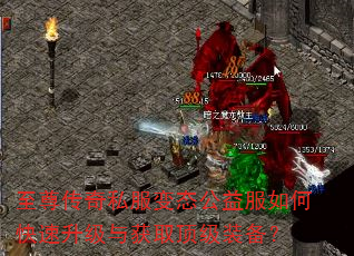 至尊传奇私服变态公益服如何快速升级与获取顶级装备? 至尊传奇私服变态公益服如何快速升级与获取顶级装备?