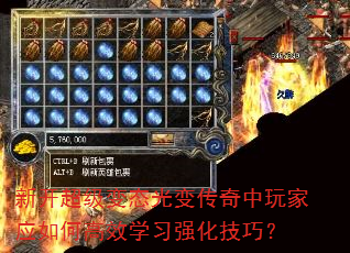 新开超级变态光变传奇中玩家应如何高效学习强化技巧? 新开超级变态光变传奇中玩家应如何高效学习强化技巧?