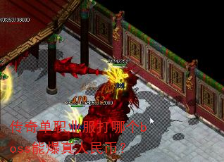 传奇单职业服打哪个boss能爆真人民币? 传奇单职业服打哪个boss能爆真人民币?
