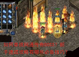 如何单挑网通传奇BOSS?新手速成攻略有哪些必备技巧? 如何单挑网通传奇BOSS?新手速成攻略有哪些必备技巧?